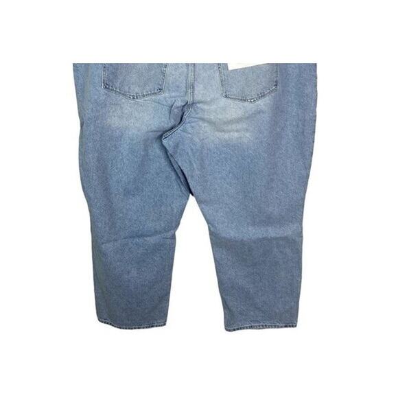 NWT Good American Good Boy Distressed Plus Curvy Straight Leg Jean 24 Blue #3039 - Picture 12 of 14